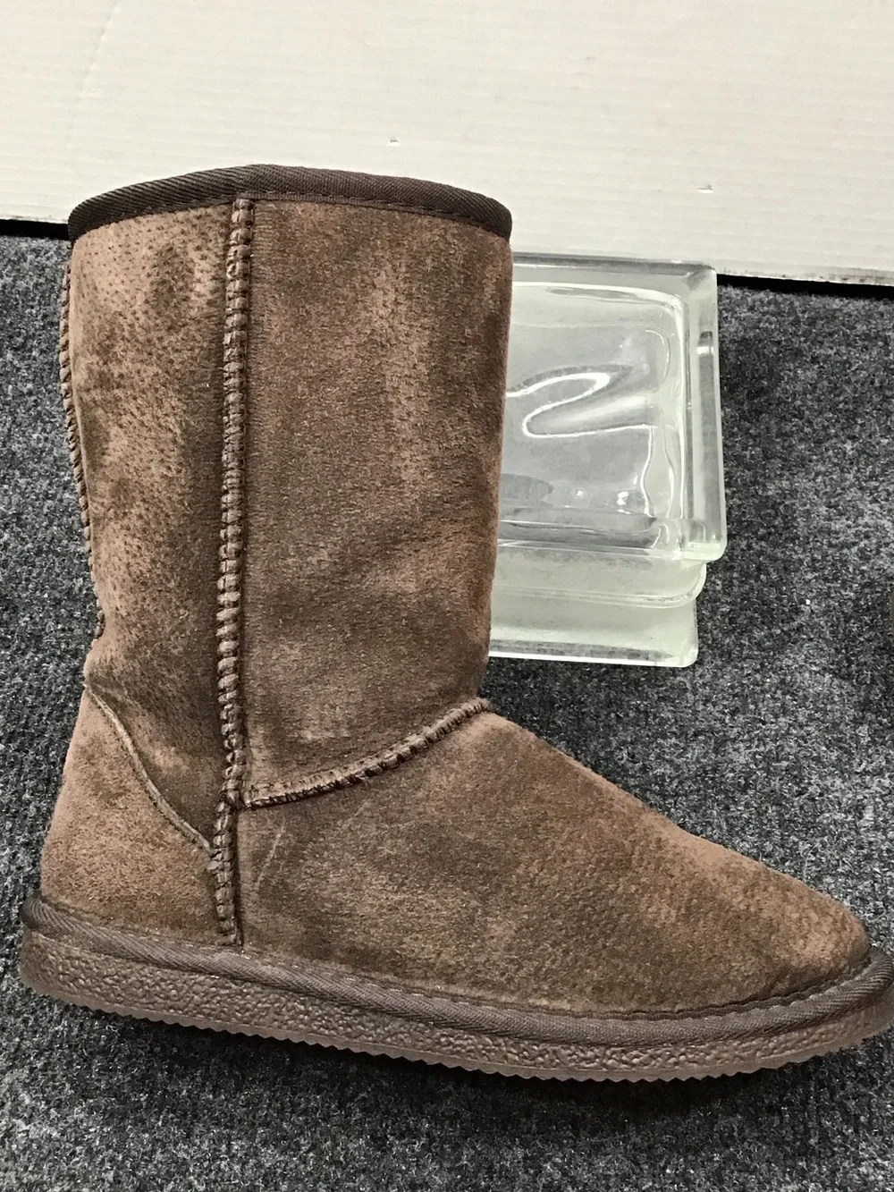 Lamo Brown Suede Heidi Winter Boots with faux fur Lining